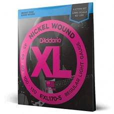 JOGO DE 5 CORDAS PARA BAIXO DADDARIO EXL170-5