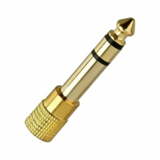Adaptador Plug P10 Para Jack P2 Stereo Ouro