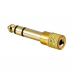 Adaptador Plug P10 Para Jack P2 Stereo Ouro