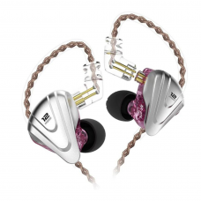 Fone de Ouvido KZ ZSX Roxo In Ear 12 Drives