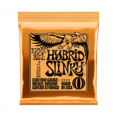 Encordoamento Ernie Ball 0.09-0.46 Guitarra Hybrid Slinky 2222