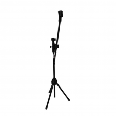 Pedestal Para Microfone Com Cachimbo e Suporte para Celular - PF-G10 J&F 