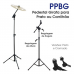 Pedestal Girafa Para Prato de Bateria Preto Visão - PPBG BK