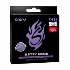 Encordoamento Solez Para Guitarra 0.011 DLP - SLG11