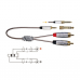 Cabo RCA P2/P10-2XRCA Mj Audio BJJ401/3M