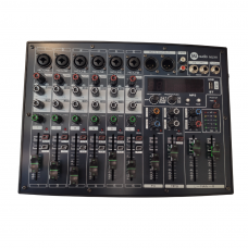Mesa de Som MJ Audio 8 Canais Profissional - MJ-X8