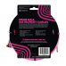Cabo Para Guitarra Ernie Ball Rosa Neon 10 FT - 3 metros