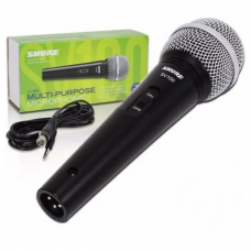 Microfone Shure SV100 de Mão Com Fio Dinâmico Cardióide
