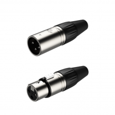 Plug Conector XLR Roxtone Par Macho x Fêmea - XP3FM