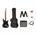 Kit Fender Guitarra Squier Affinity Series Stratocaster HSS LRL CFM Black
