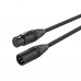 Cabo Microfone Roxtone 3M XLR Macho x XLR Fêmea GMXX200L3