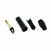 Plug P10 Stereo Macho Preto Seetronic SP3X-BG