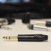 Plug P10 Stereo Macho Preto Seetronic SP3X-BG