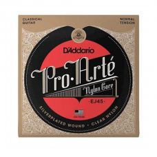 Encordoamento Para Violão Nylon DAddario EJ45 Pro Tensão Normal 