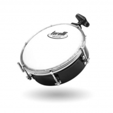 Tamborim com Esteira e Suporte para Clamp Preto Torelli TTE 411PR