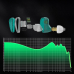 Fone de Ouvido KZ AS16 PRO Cyan - 16 Drives