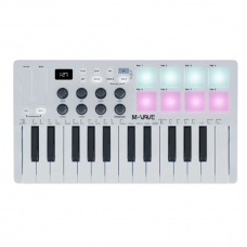 Teclado Controlador MIDI M-Vave White