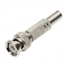Conector BNC com Mola RG59 6mm 75R Sold
