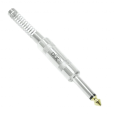 Conector DLK P10 Mono Ponta Dourada Com Mola Datalink