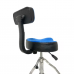 Banco para Bateria Spanking 23.4 com Encosto - Assento Azul