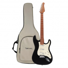 Guitarra Benson Stratocaster Hardy 901 Black com Bag