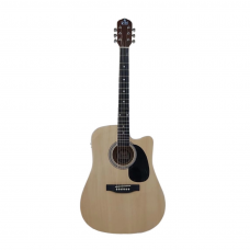Violão Elétrico Aço Folk Natural Lc Cutway MYTH MT41FSCE