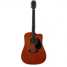 Violão Elétrico Aço Folk Orange Cutway MYTH MT41FSCE