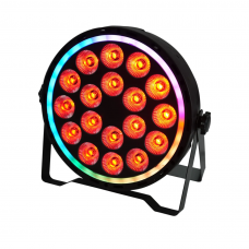 Par Led com Borda Led RGBW 18x12w