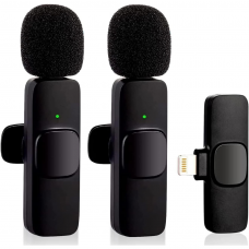 Microfone de Lapela Duplo para Iphone K9