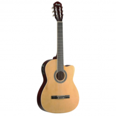 Violão Clássico Memphis Tagima Elétrico Nylon Cutaway AD-60 Natural