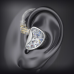 Fone de Ouvido KZ AS24 Silver - 24 Drivers