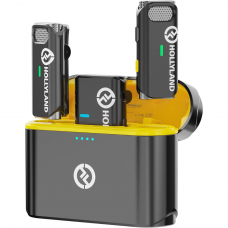 Microfone de Lapela Duplo Hollyland Lark C1 Duo USB-C