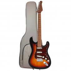 Guitarra Benson Stratocaster Hardy S 901 M 3TS /TT Chrome   Bag