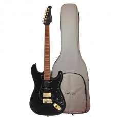 Guitarra Benson Stratocaster Hardy S 901 M BK/BK Gold   Bag