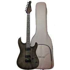 Guitarra Benson Stratocaster Hardy S MD R CHB MH Black   Bag
