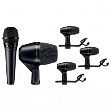 Kit de Microfone para Bateria 5 Peças Shure PGADRUMKIT5