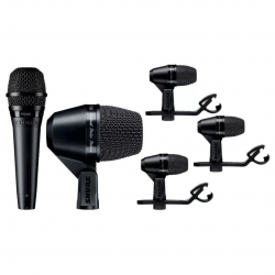 Kit de Microfone para Bateria 5 Peças Shure PGADRUMKIT5