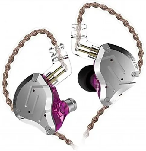 Fone de Ouvido KZ ZSN PRO Purple - 4 Drives
